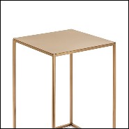 Side Table with structure in satinated metal finish 162-Pure