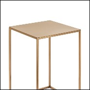 Table d'appoint avec structure en métal finition satiné 162-Pure