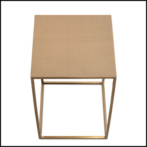 Table d'appoint avec structure en métal finition satiné 162-Pure