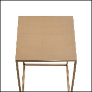 Side Table with structure in satinated metal finish 162-Pure