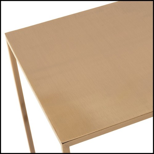 Side Table with structure in satinated metal finish 162-Pure