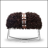 tabouret Star Wars sur base balancelle et couvert avec microfibres 178-Chewbacca