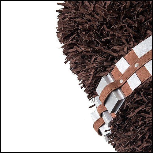 tabouret Star Wars sur base balancelle et couvert avec microfibres 178-Chewbacca