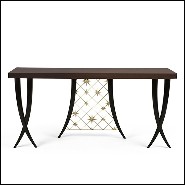 Console en acajou verni 119-Stellar