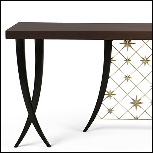 Console en acajou verni 119-Stellar