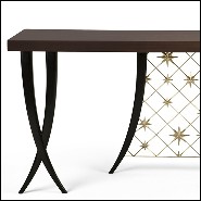 Console en acajou verni 119-Stellar