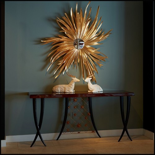 Console en acajou verni 119-Stellar