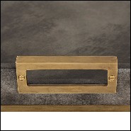 Console,  base en inox  et plateau en MDF peint gris anthracite173-Charcoal Grey