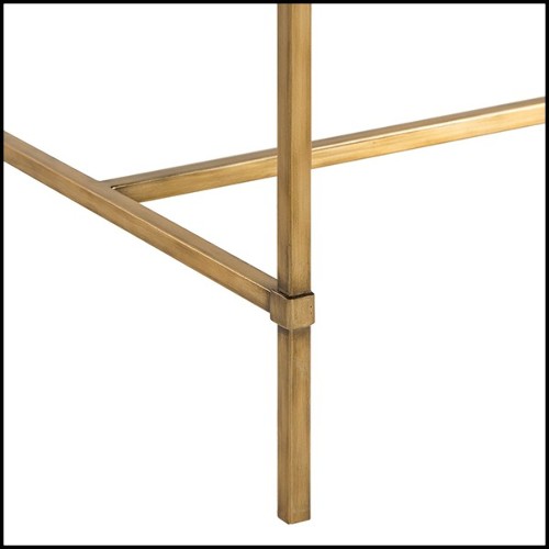 Console,  base en inox  et plateau en MDF peint gris anthracite173-Charcoal Grey