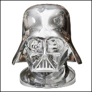 Sculpture d'un casque de Dark Vador en aluminium poli  PC-Dark Vador Hemet