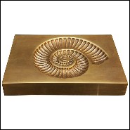 Cendrier en laiton finition vieilli 24-Snail