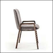 Chair in Solid Walnut Wood 154-Castello