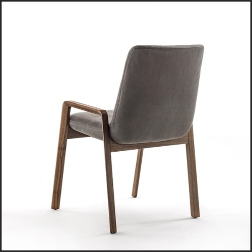 Chair in Solid Walnut Wood 154-Castello