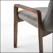 Chair in Solid Walnut Wood 154-Castello