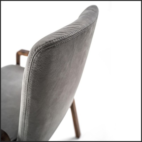 Chair in Solid Walnut Wood 154-Castello