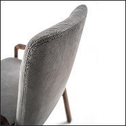 Chair in Solid Walnut Wood 154-Castello