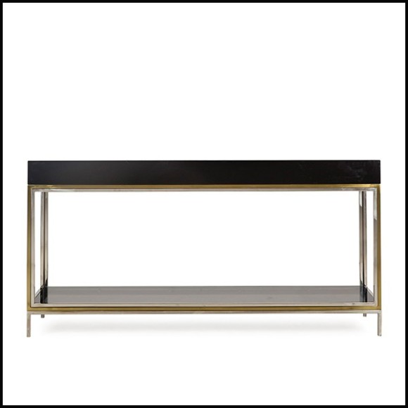 Console Table in Black lacquered finish 173-Lacquered Black