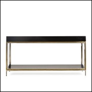 Console en finition laqué noir 173-Lacquered Black