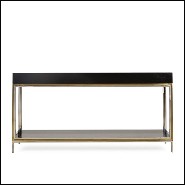 Console Table in Black lacquered finish 173-Lacquered Black
