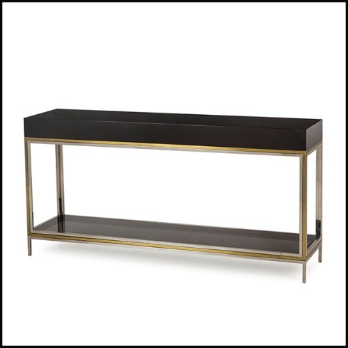 Console Table in Black lacquered finish 173-Lacquered Black