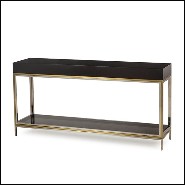 Console en finition laqué noir 173-Lacquered Black