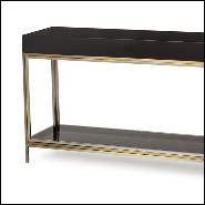 Console en finition laqué noir 173-Lacquered Black