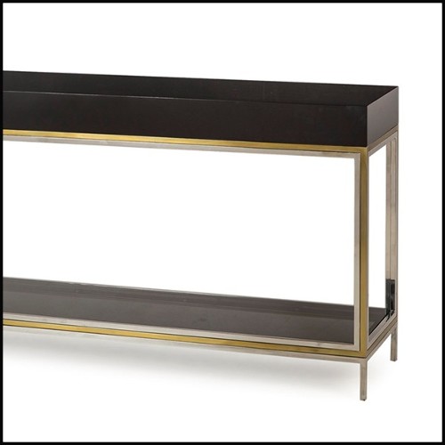 Console en finition laqué noir 173-Lacquered Black