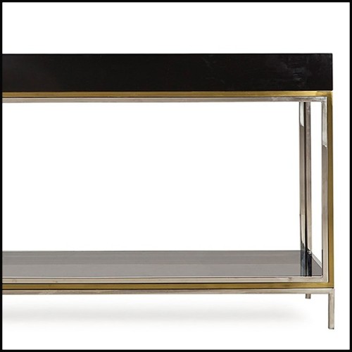 Console en finition laqué noir 173-Lacquered Black