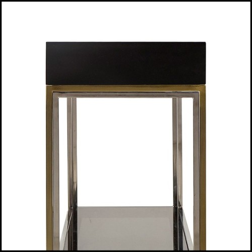 Console en finition laqué noir 173-Lacquered Black