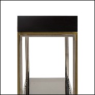 Console en finition laqué noir 173-Lacquered Black
