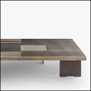 Coffee Table in Solid Wood with Bronze finish 150-Strada Bronze