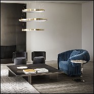 Coffee Table in Solid Wood with Bronze finish 150-Strada Bronze