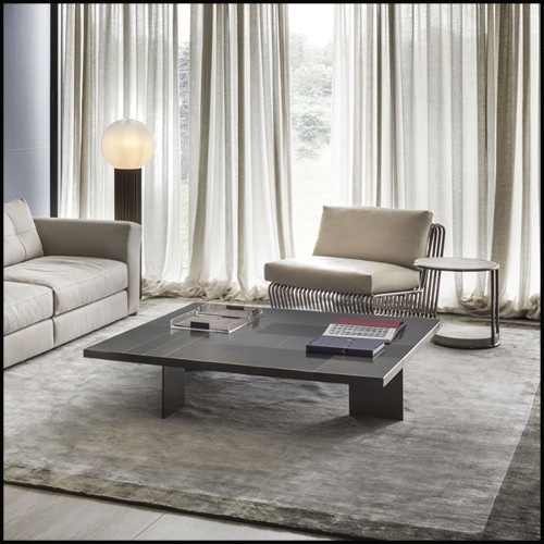 Coffee Table in Solid Wood with Bronze finish 150-Strada Bronze