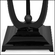 Side Table in Solid Mahogany Wood 119-Tulipe Lacquered