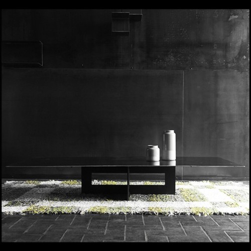 Table basse en acier 147-Crossed Steel