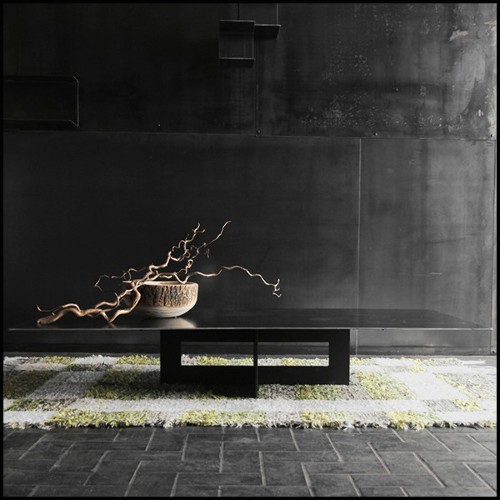 Table basse en acier 147-Crossed Steel