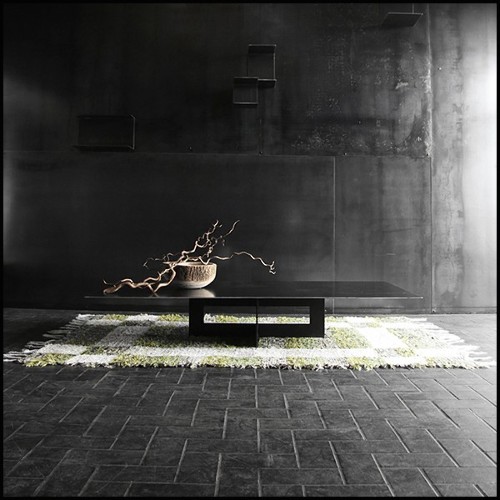 Table basse en acier 147-Crossed Steel