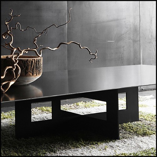 Table basse en acier 147-Crossed Steel
