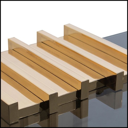 Side Table in Solid Polished Brass 164-Oldies