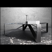 Coffee Table in steel 147-Raw Angles