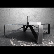 Table basse en acier 147-Raw Angles