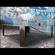 Table basse en acier 147-Raw Angles