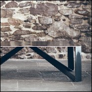 Table basse en acier 147-Raw Angles