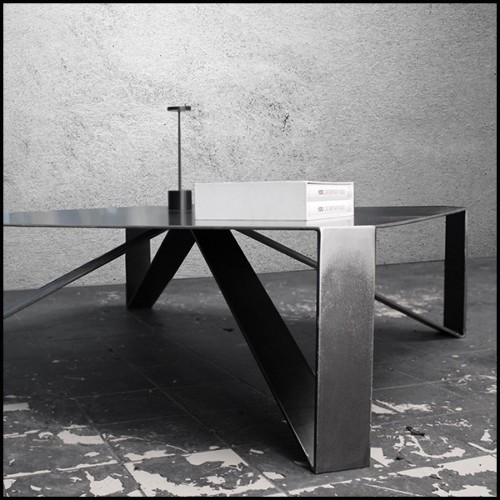 Table basse en acier 147-Raw Angles