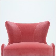Chaise en velours Ruby Pink 176-Darling