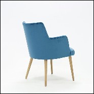 Chair with Blue Velvet 176-Lalia