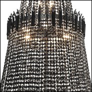 Chandelier with Bronze Structure in Black Finish 162-Black Palace