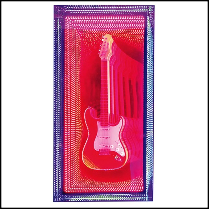 Miroir décoratif Guitare Électrique - Tendance Miroir Dimensions 20 x 7.3 cm