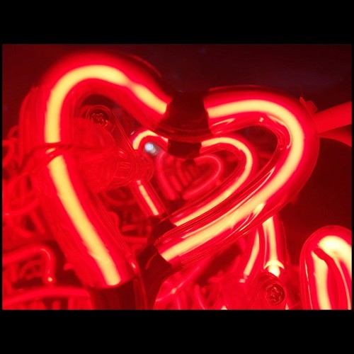 Miroir avec lumières à LED 119-Life is Beautiful