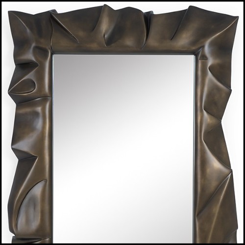 Miroir en acajou massif 119-Armor Bronzage